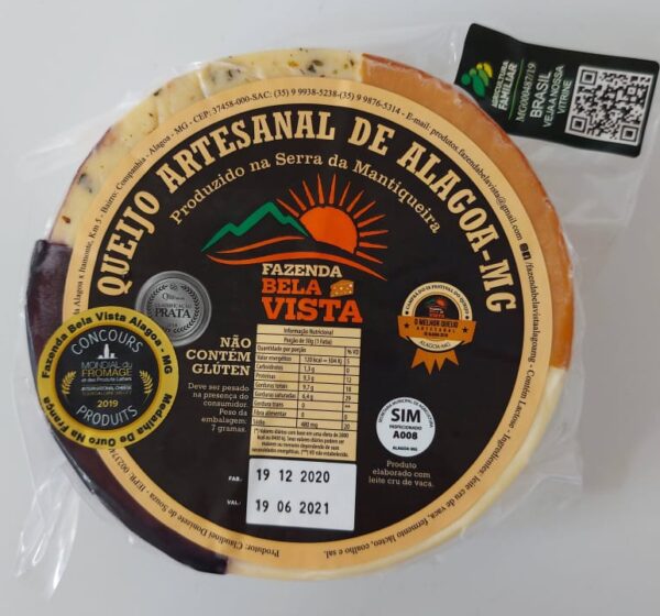 Queijo Artesanal Mix Sabores Kg Fazenda Bela Vista