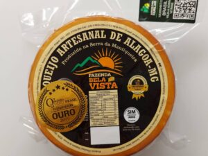 Queijo Artesanal Defumado 1 Kg (Ouro no Prêmio Queijo Brasil 2019)