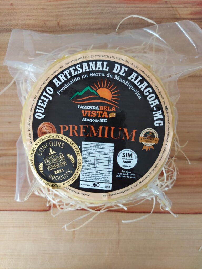 Queijo Artesanal Premium Fazenda Bela Vista 60 Dias 1kg Ouro No Mundial De Queijos Da França Em 1426